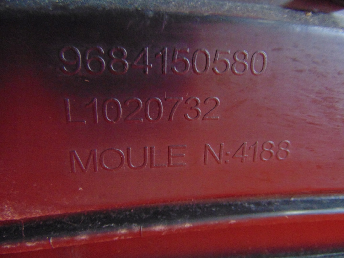 CITROEN DS3 C3 II torpedo plastic upper EU