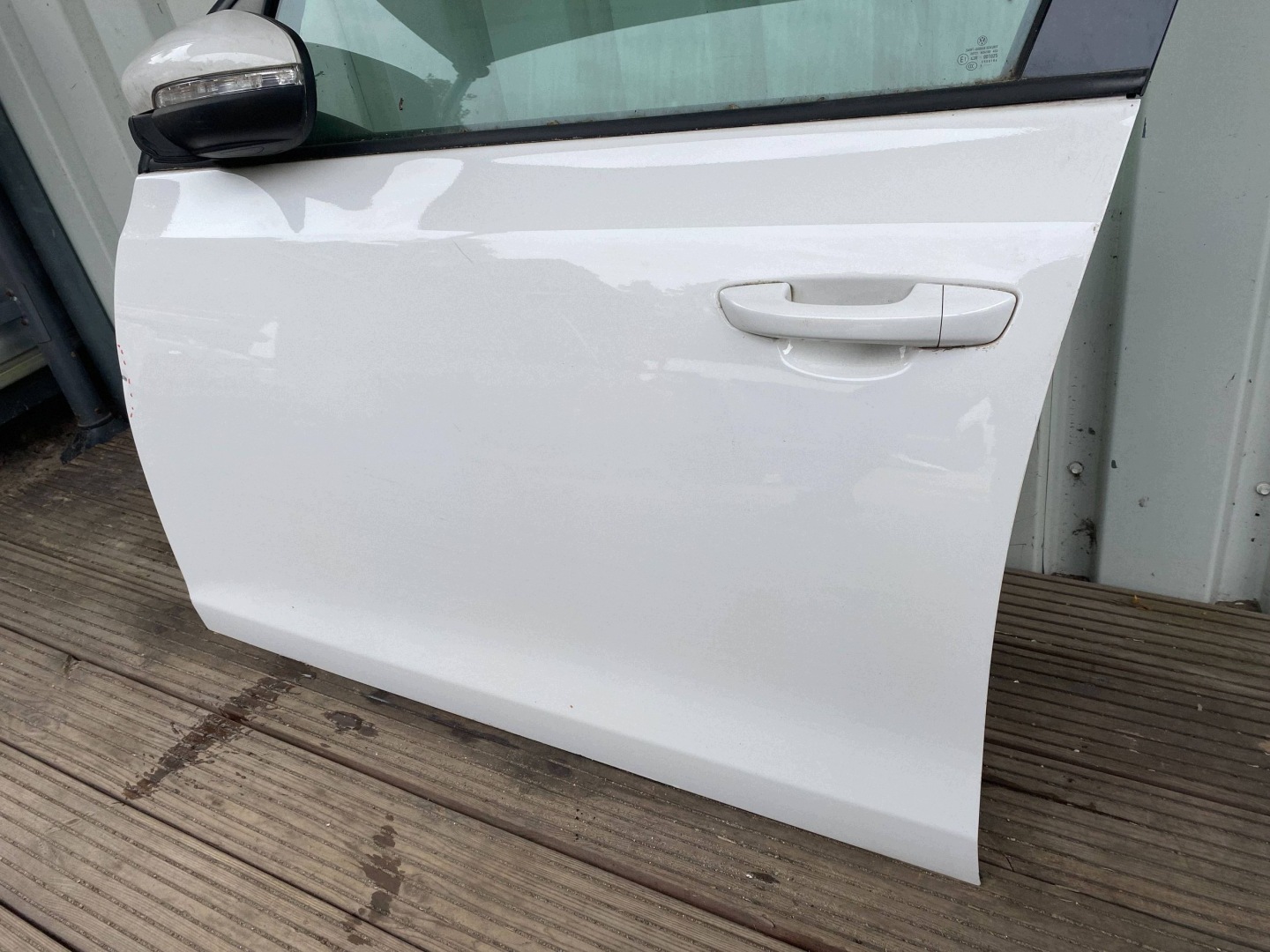 VW GOLF VI HB 5D complete door left front front LB9A white