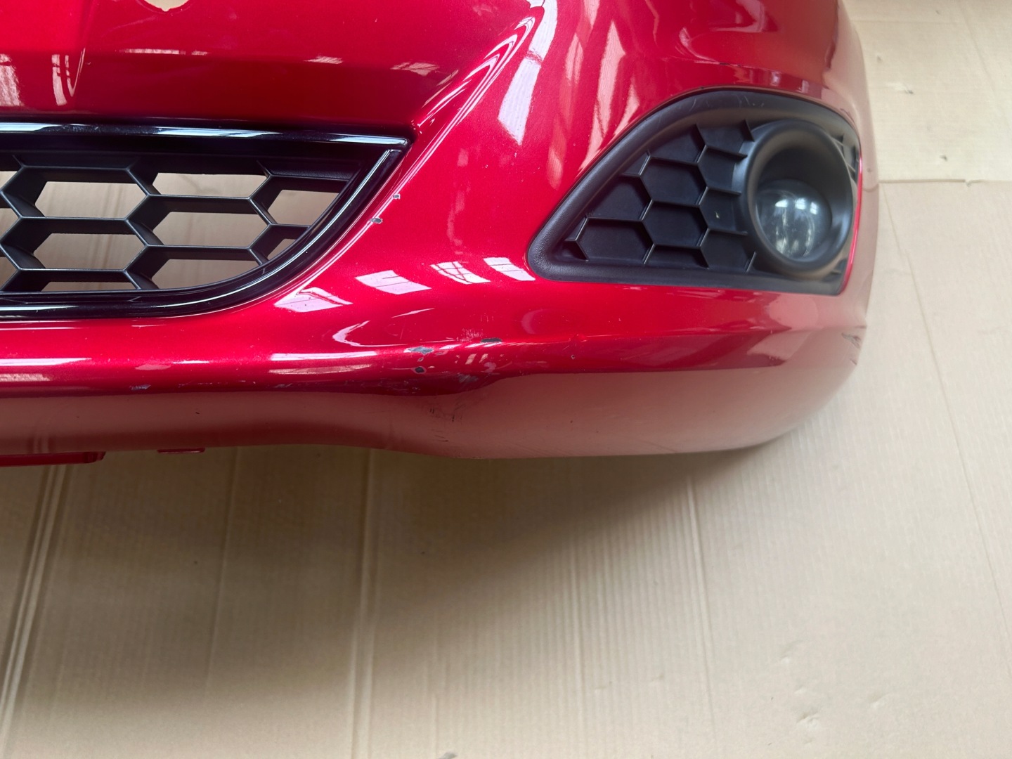 FORD FIESTA MK7 LIFT ST-LINE 2012-2017 bumper front PDC CANDY RED