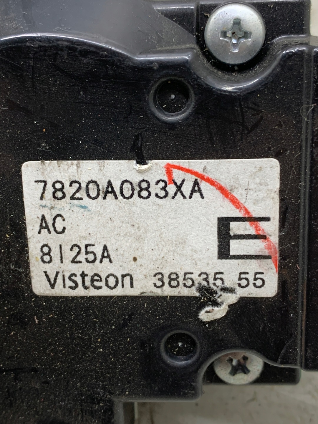 PANEL klími klimatizaci 7820A083XA MITSUBISHI LANCER