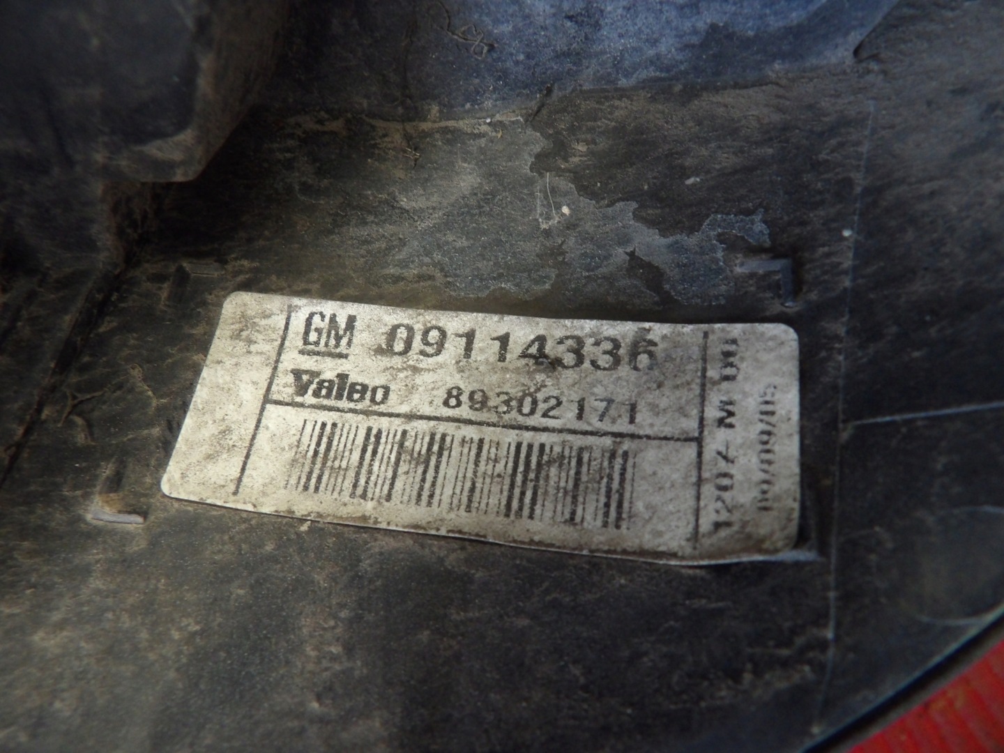 light TL Opel Corsa C 09114336 89302171