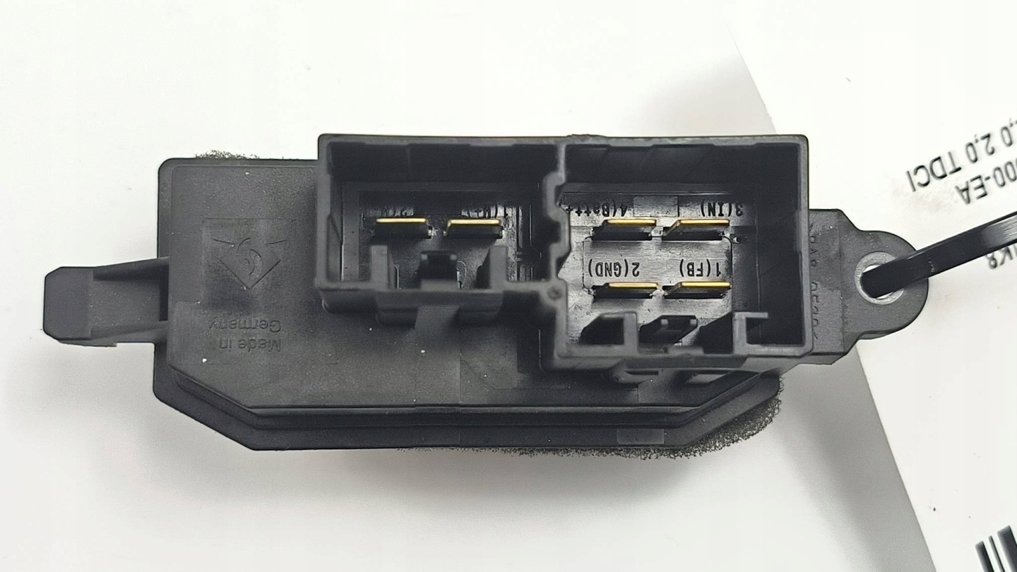 resistor, rheostat, regulator heater fan resistor CN11-19E624-AA FORD TRANSIT MK8