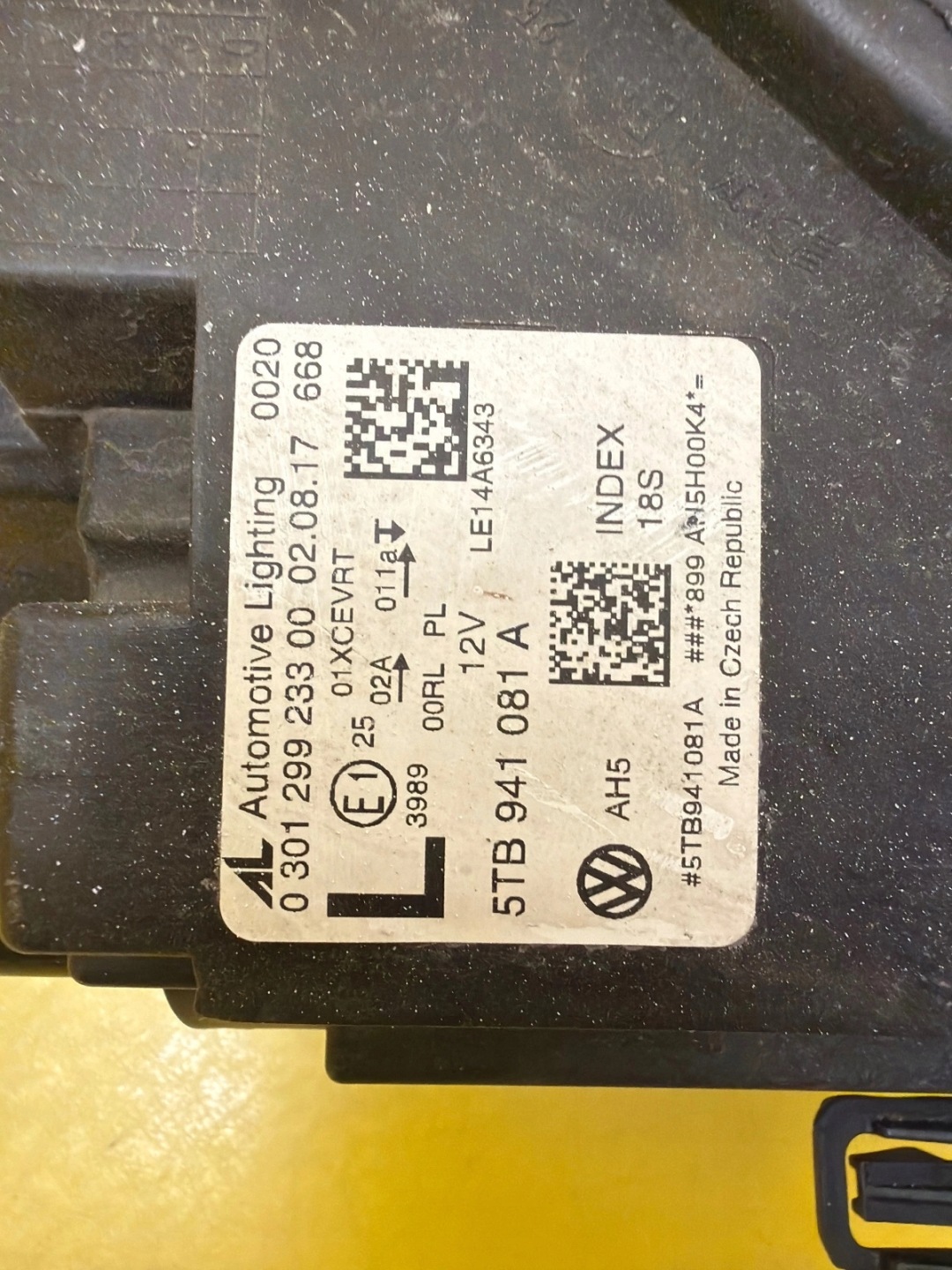 light left VW Touran III 5TB Full Led 5TB941081A