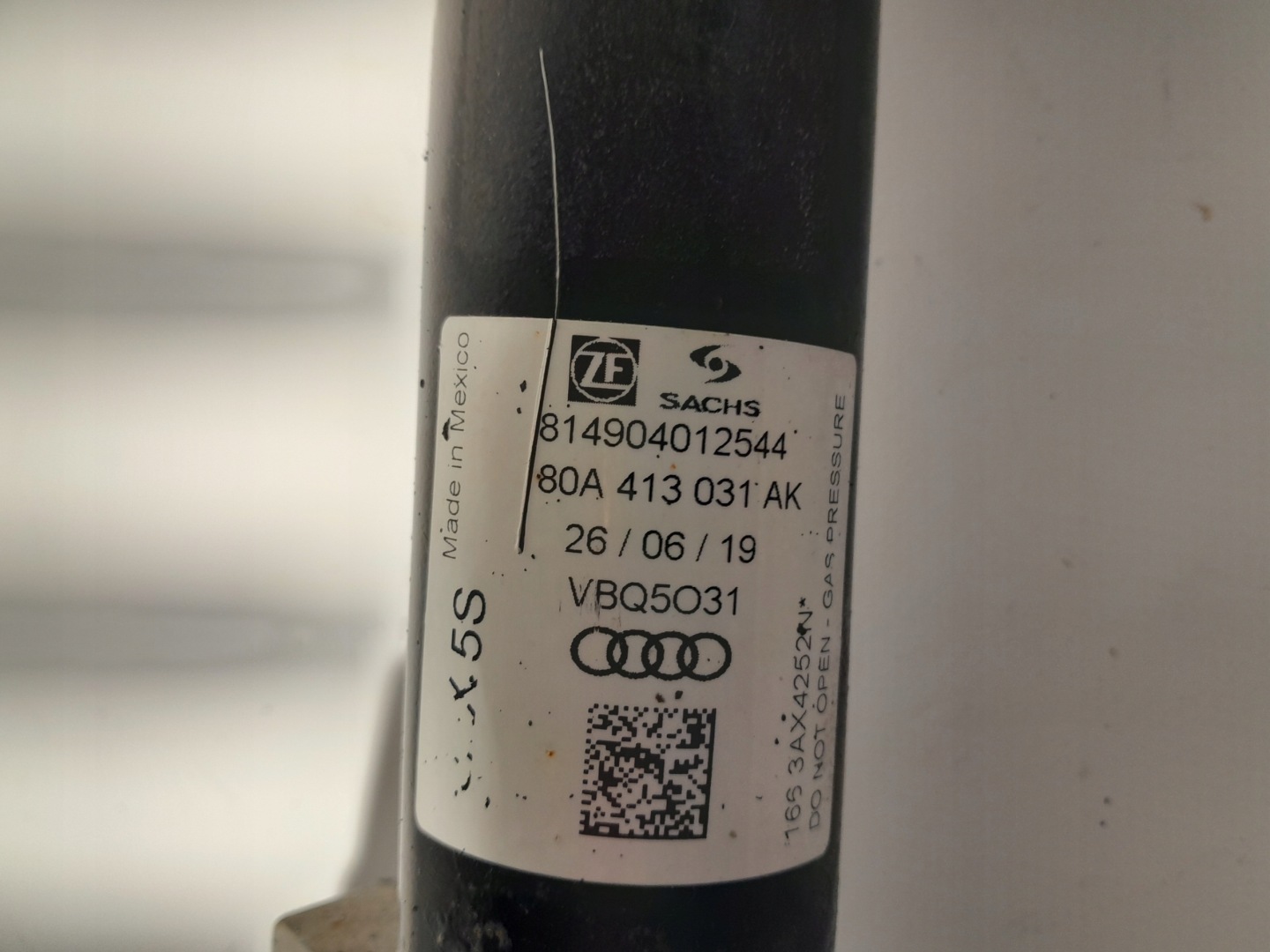 AUDI Q5 II 80A shock absorber KIEL left front 4M0413037N 80A413031AK