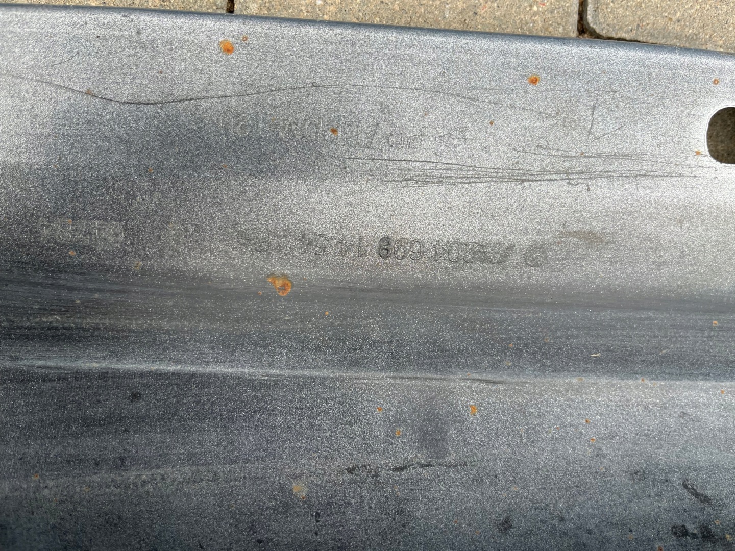 Mercedes C Amg W204 moulding threshold right
