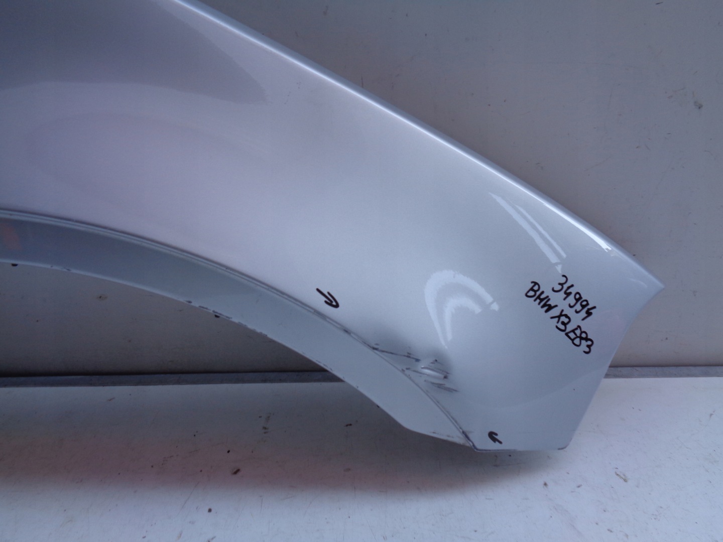 fender right front BMW X3 E83 06- LIFT NR 34994