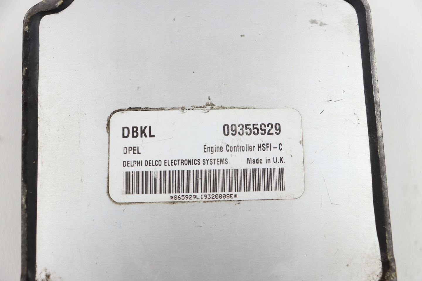 OPEL ASTRA G II control unit module computer of the engine ECU 1.6 16V 09355929 DBKL
