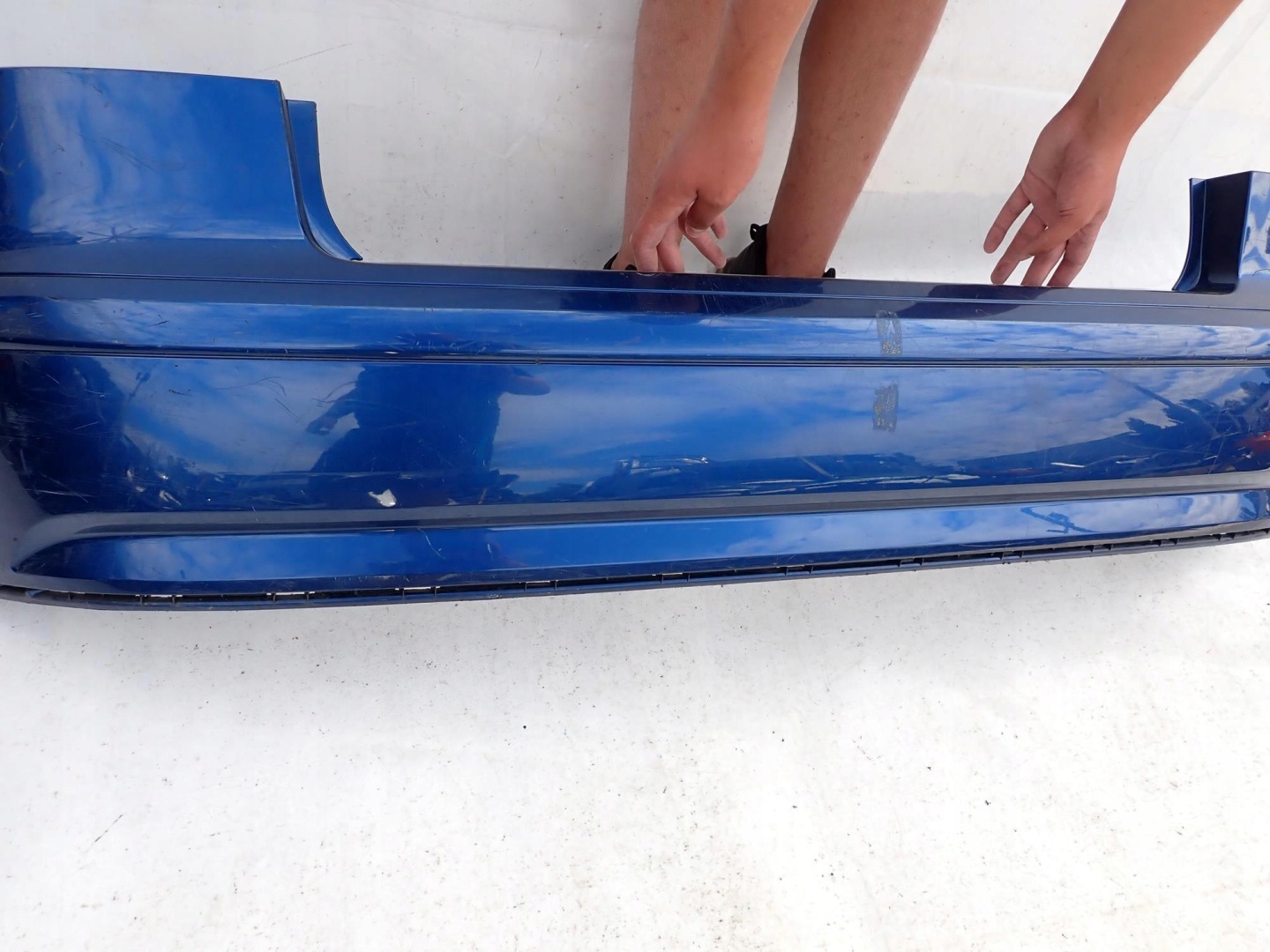 AUDI A3 II 2 8P 3D 03-08 bumper rear part rear