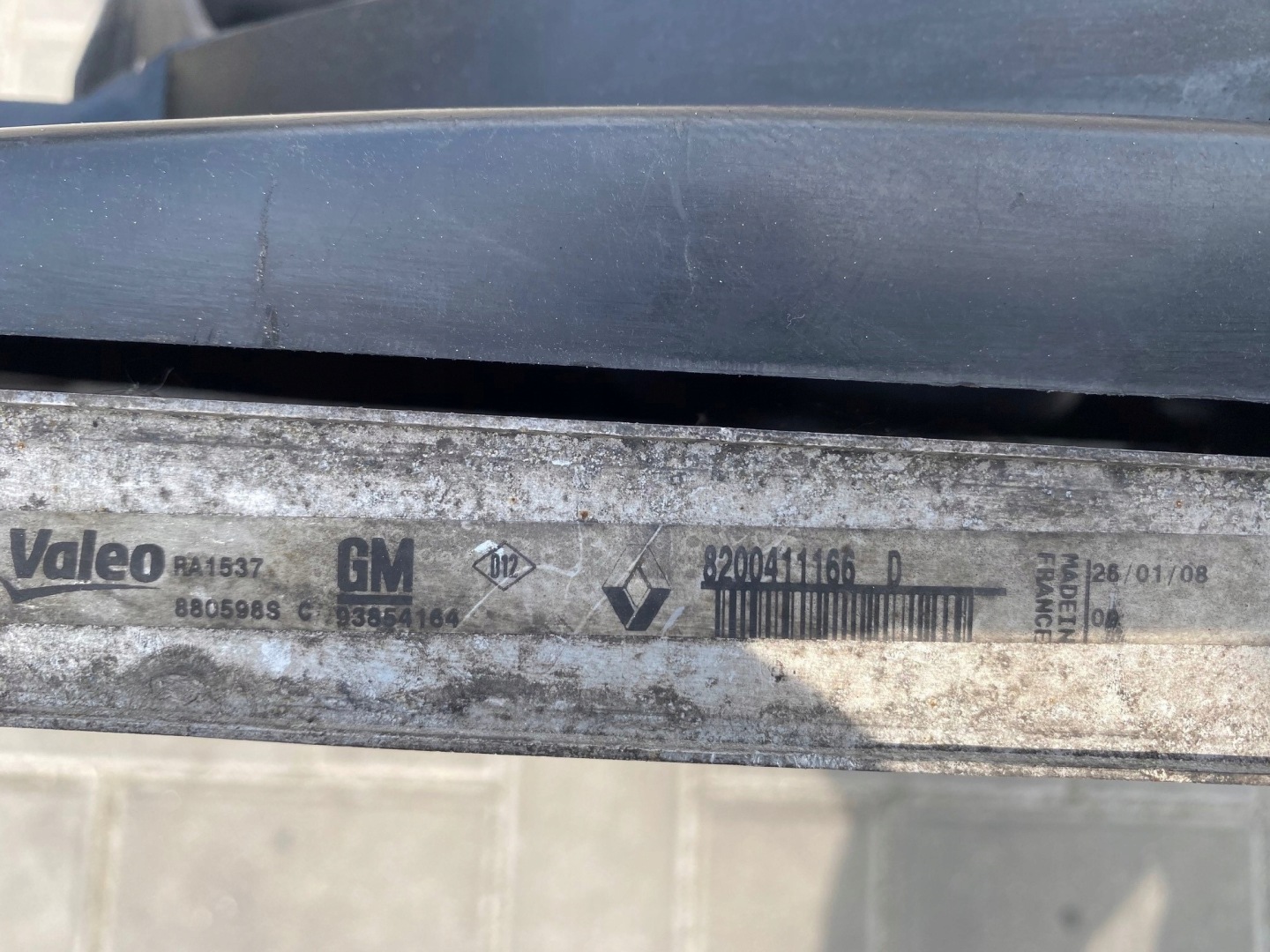 chladič ventilátor TRAFIC 2.0 DCI 8200411166D