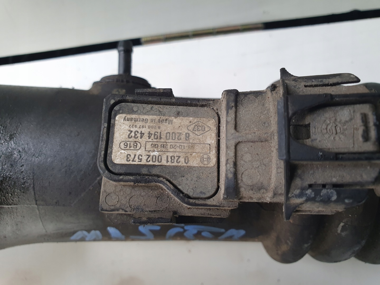 Renault Master 2 II 2.5 DCI 01- dolot rohr luft turbo