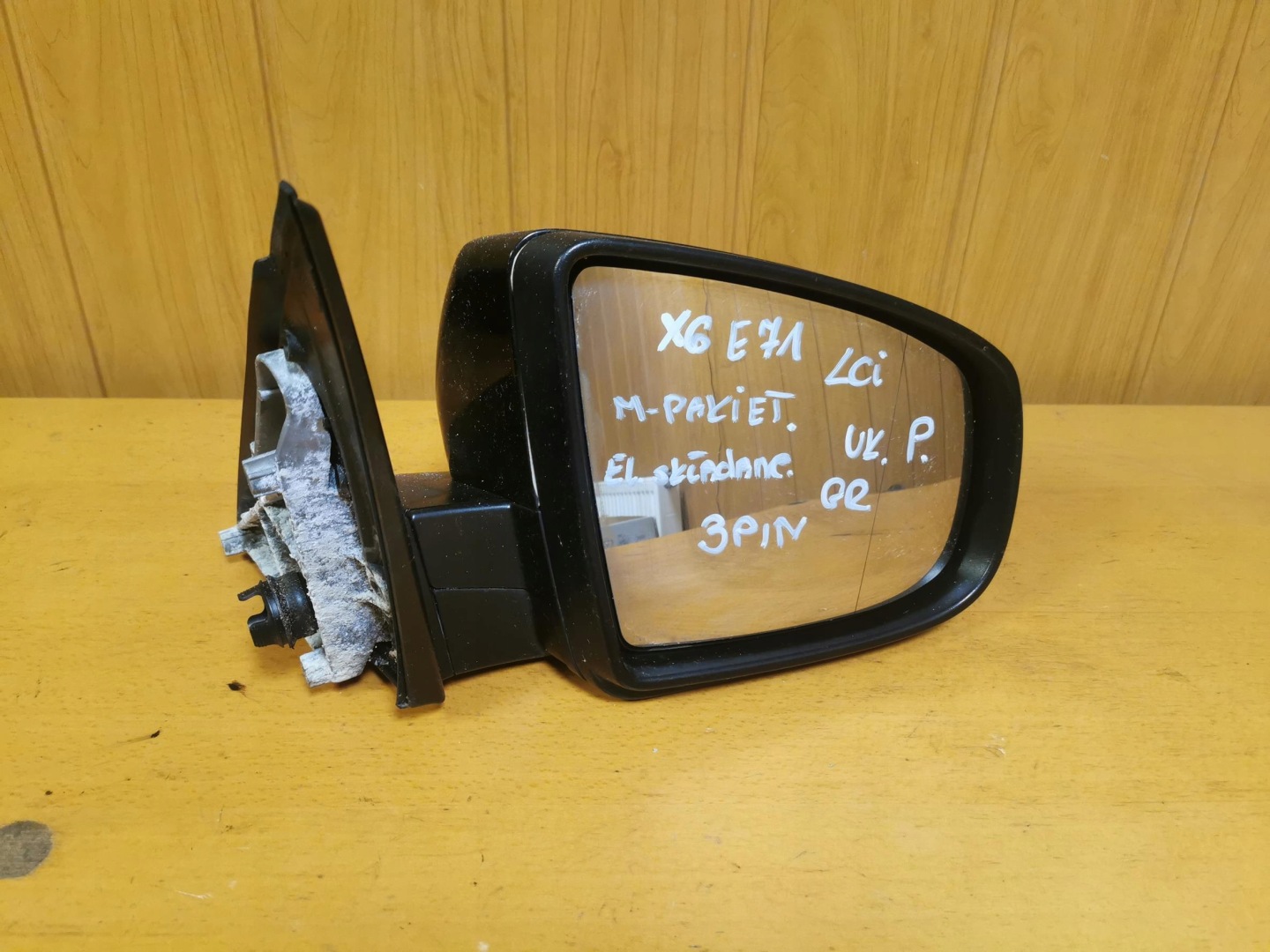 mirror right BMW X6 E71 3 PIN 7136887 UK 300/0
