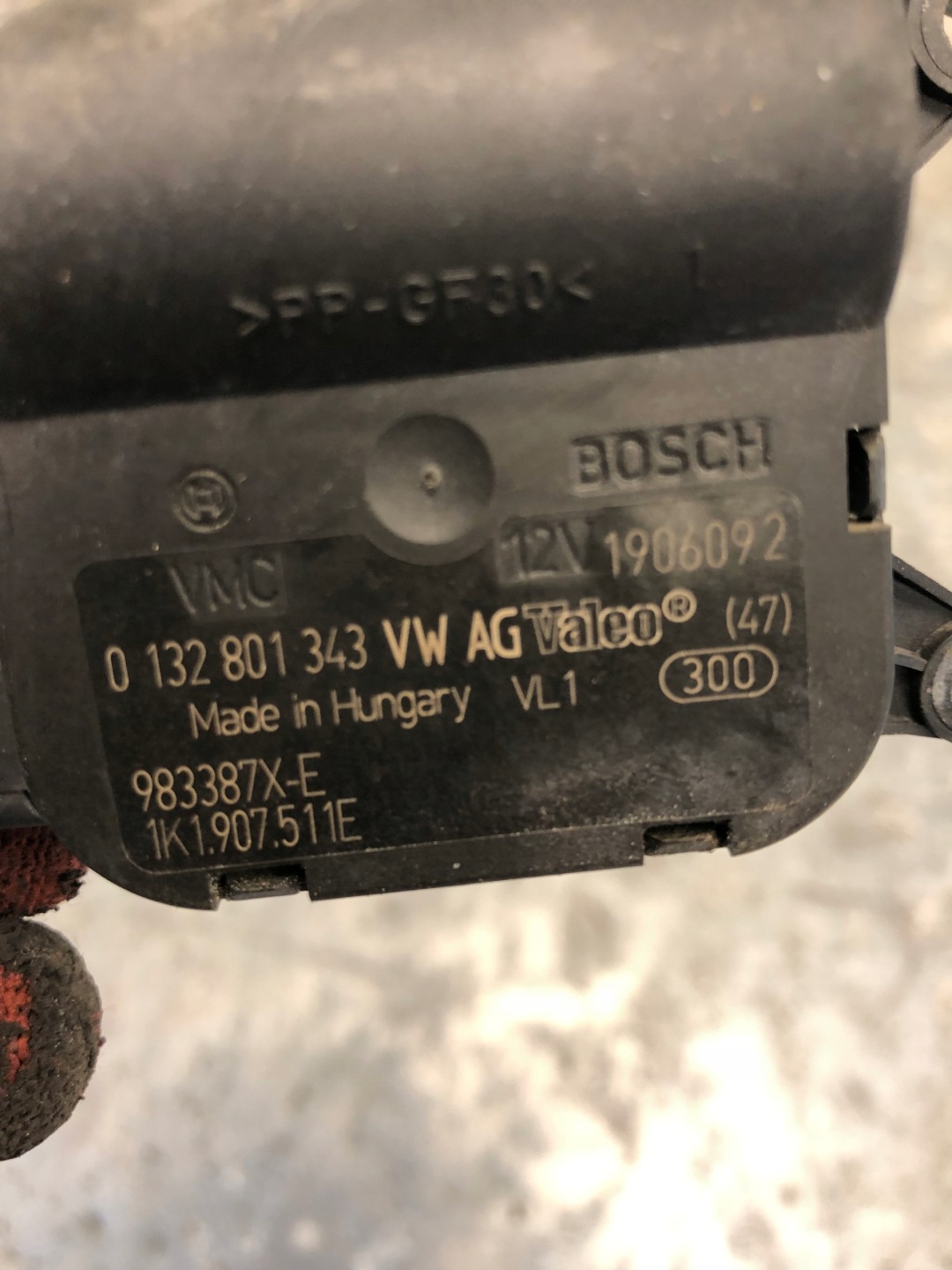 Micro moteur Bloc de chauffage complet VW 1K1907511E