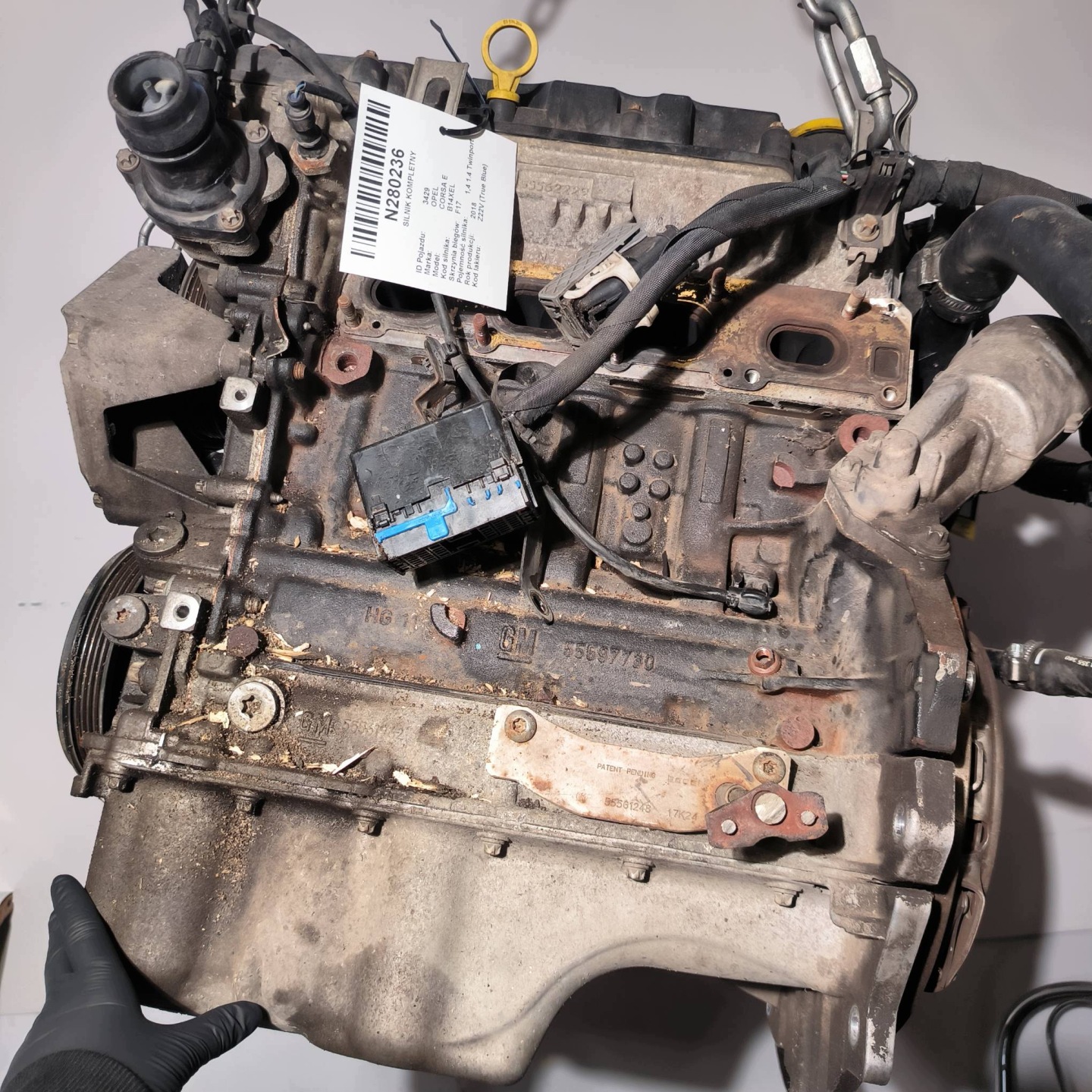 engine complete B14XEL 1.4 90 KM OPEL CORSA E