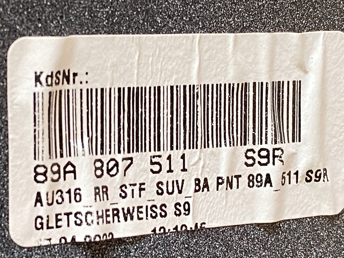 AUDI Q4 ETRON 89A ZDERZA rear part