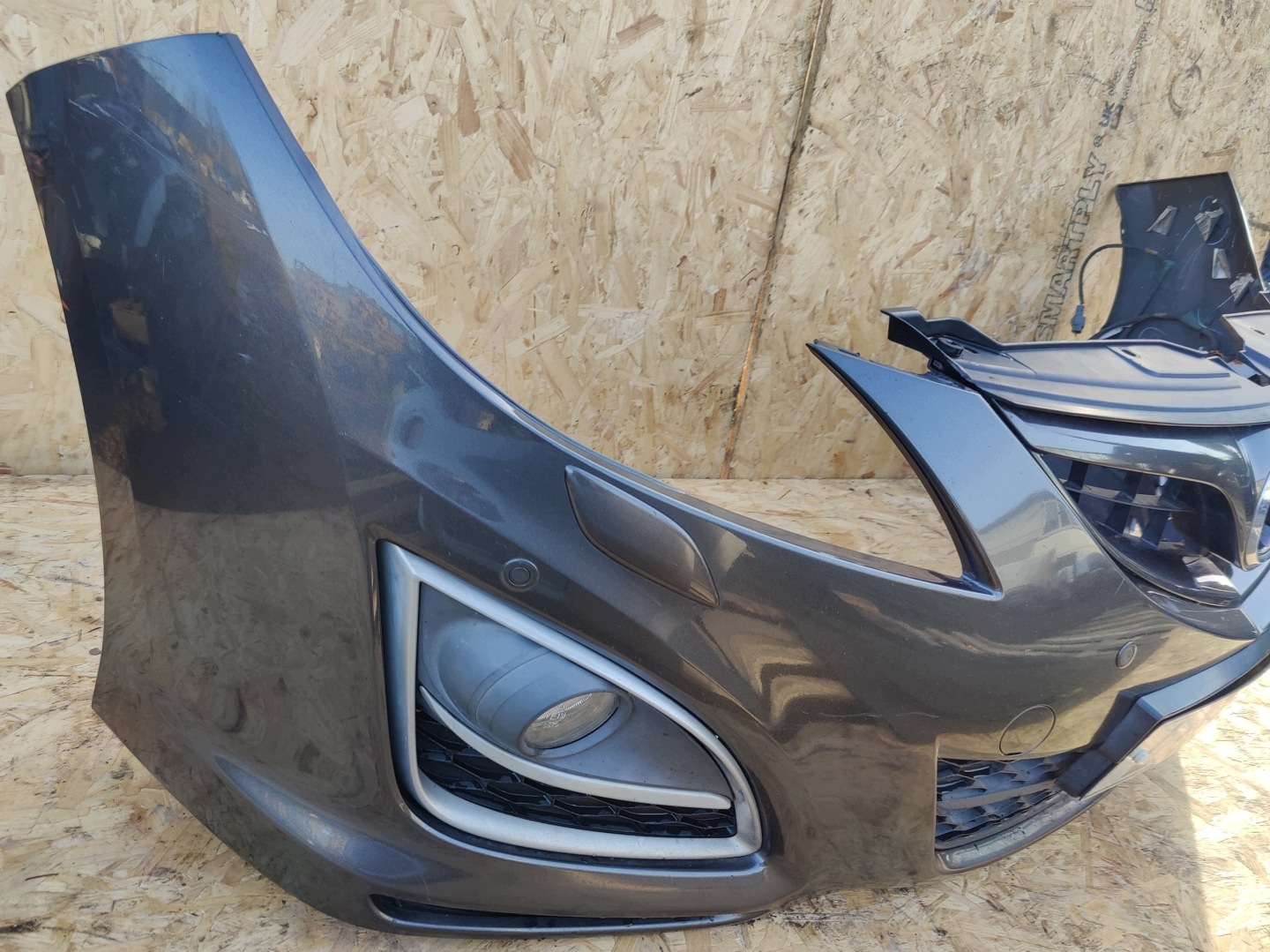 MAZDA 6 GH LIFT bumper front front complete grey PDC XENON washers