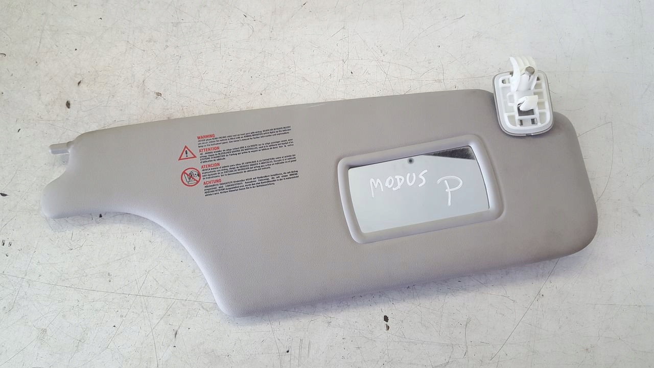 visor przeciwsloneczny right Renault Modus 1,6