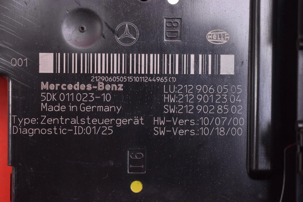 control unit module SAM 2129060505 MERCEDES E-KLASA W212 2.2 CDI 204 KM 09-13