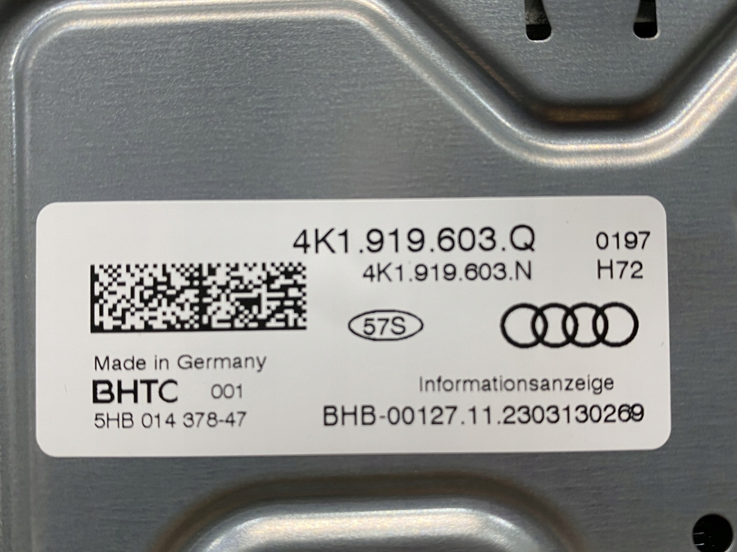 AUDI A6 4K C8 display klimatizaci 4K1919603Q