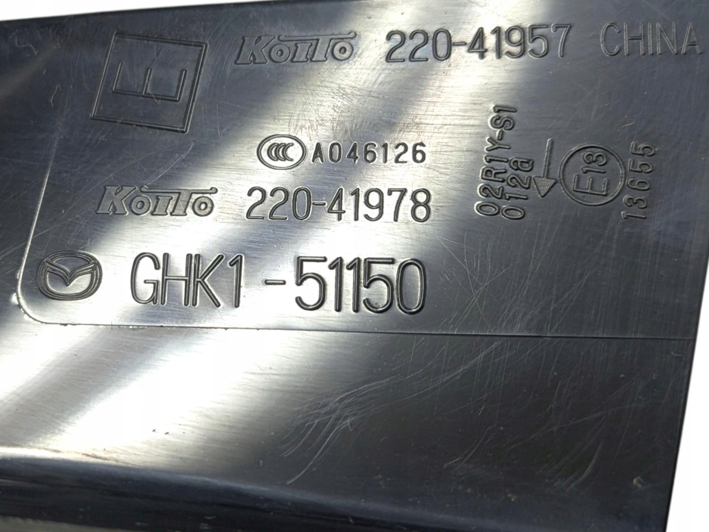 light rear left side Mazda 6 3 GJ 2012 GHK1-51-160B