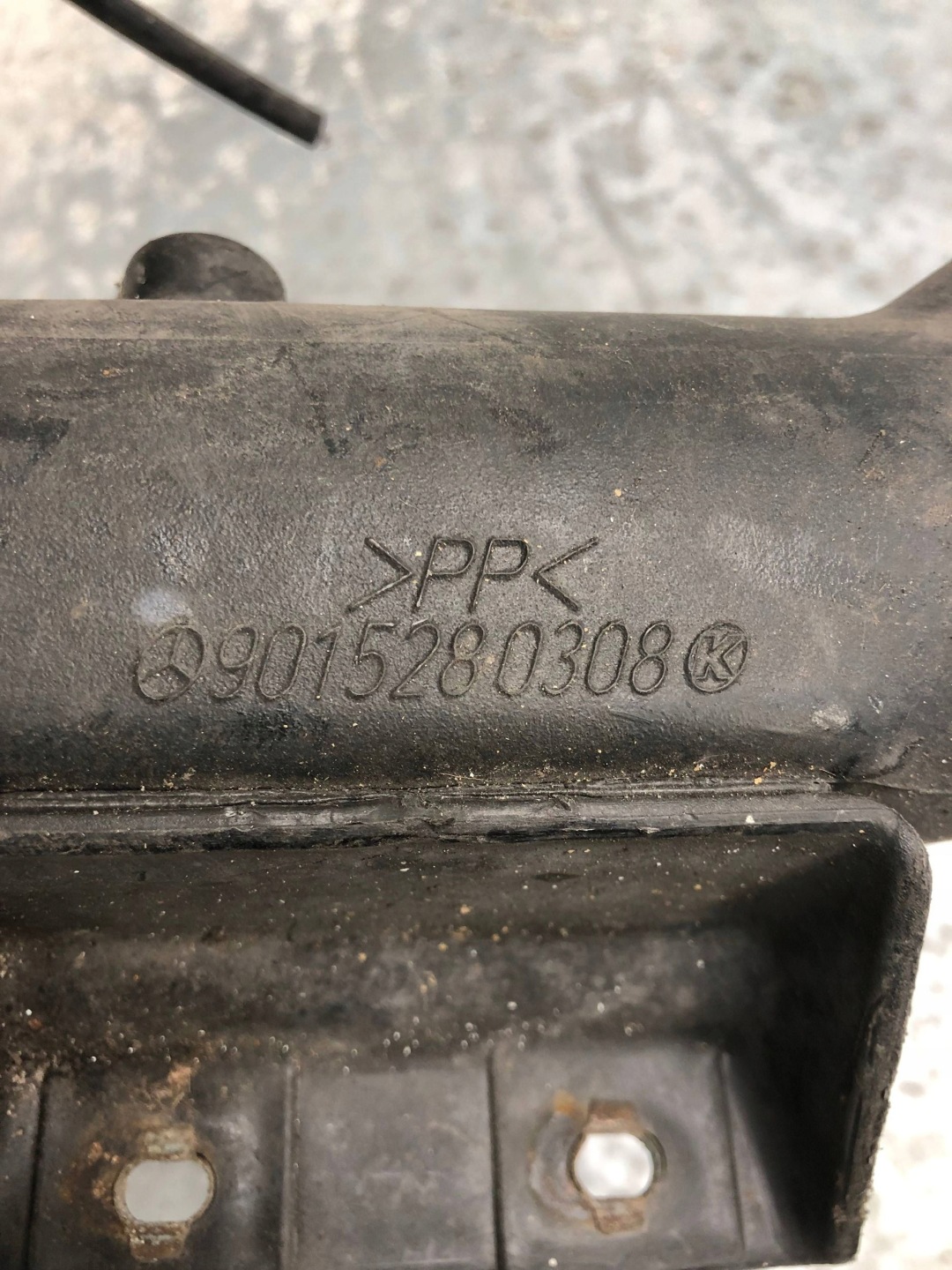 cijev prijenos interkulera MERCEDES SPRINTER W901 9015280308