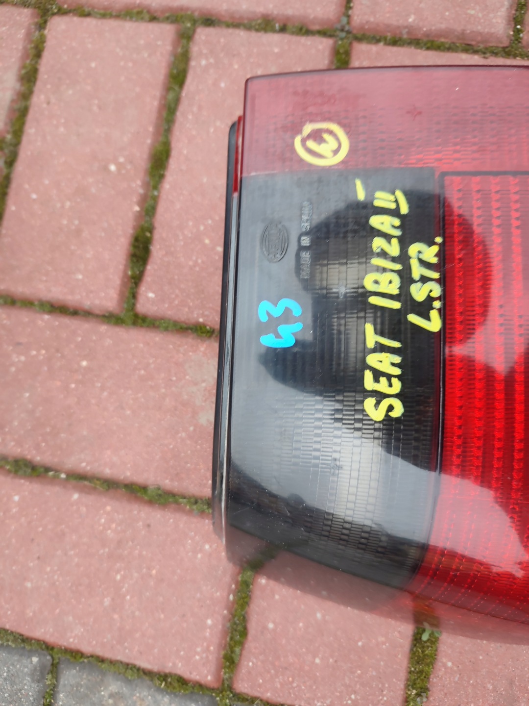light left rear part left rear seat ibiza II