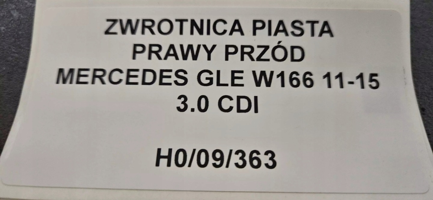 otoč čepu pravý předek MERCEDES GLE W166 11