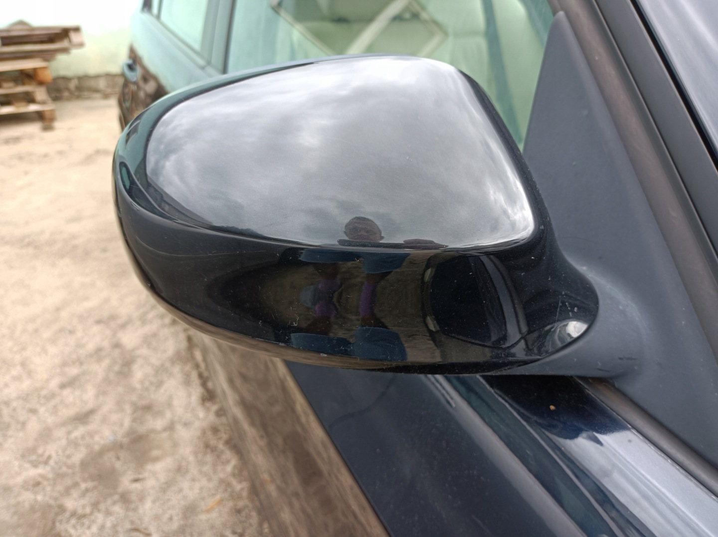 SPECCHIETTO RETROVISORE Destro BMW E90 E91 CARBON SCHWARZ 416 UK