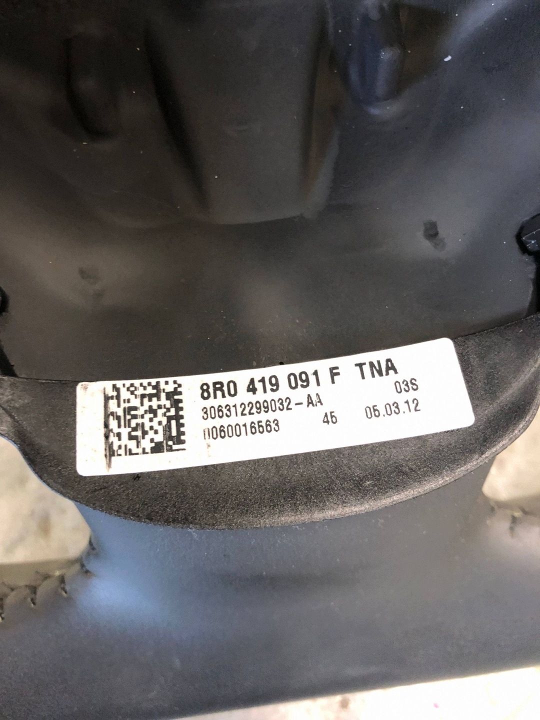 volant koža MULTIFUNKCJA AUDI A3 8P LIFT 8R0419091F