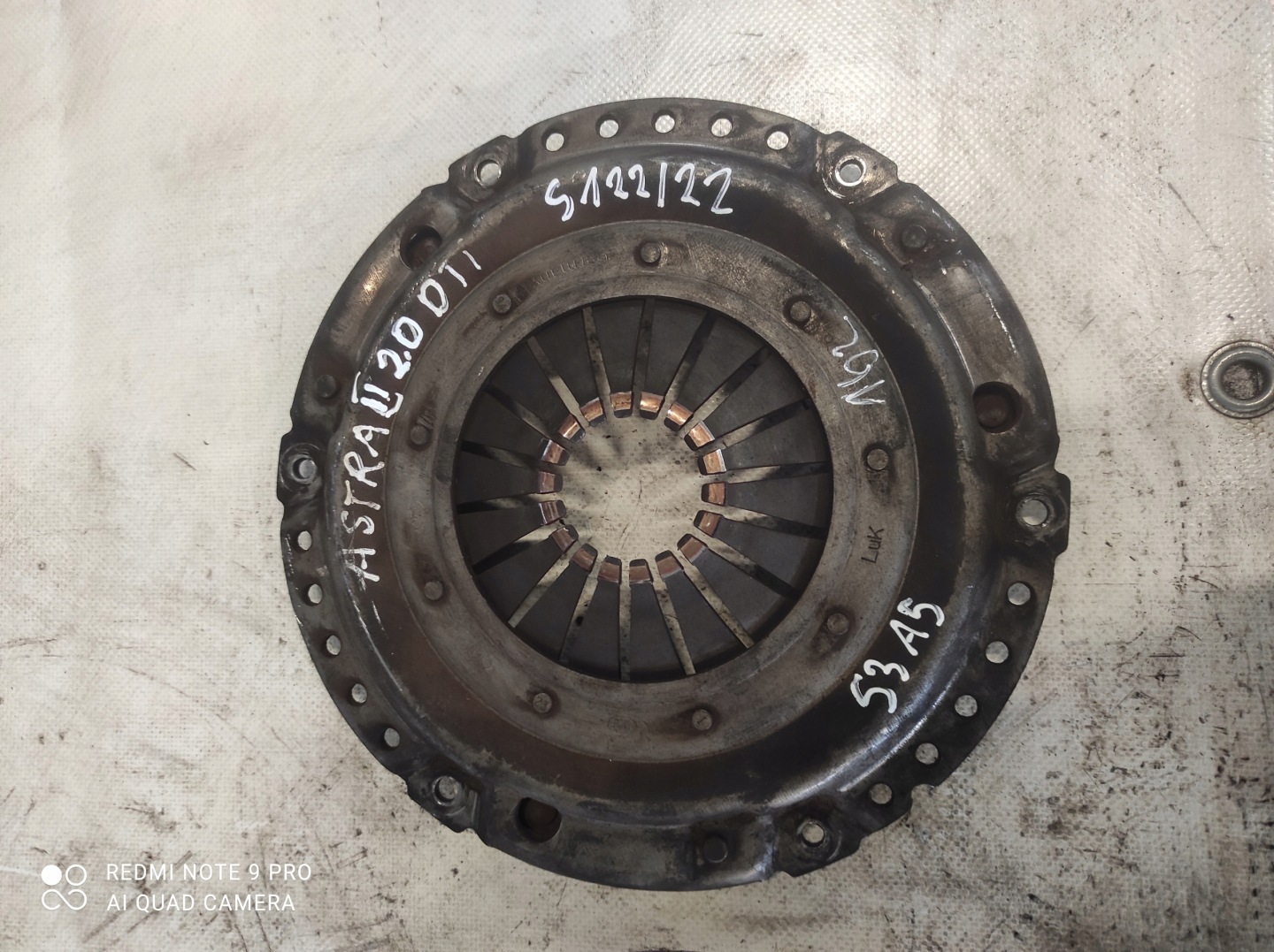 Disque Embrayage+de pression Opel Astra II G 2.0 Diesel