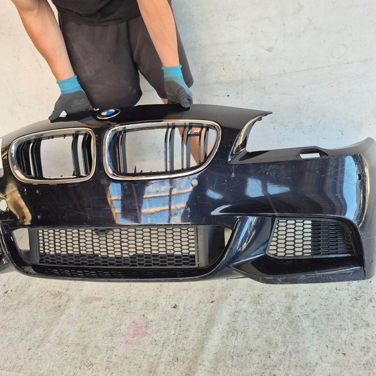 BMW 5 F10 F11 m-packet bumper front front PDC SPR