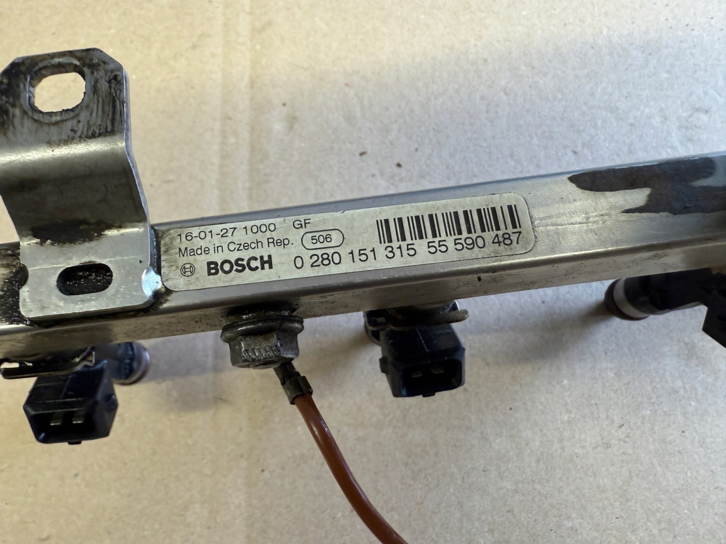 OPEL CORSA E 1.4 16V nozzle injectors moulding 0280158181 KOMPLET
