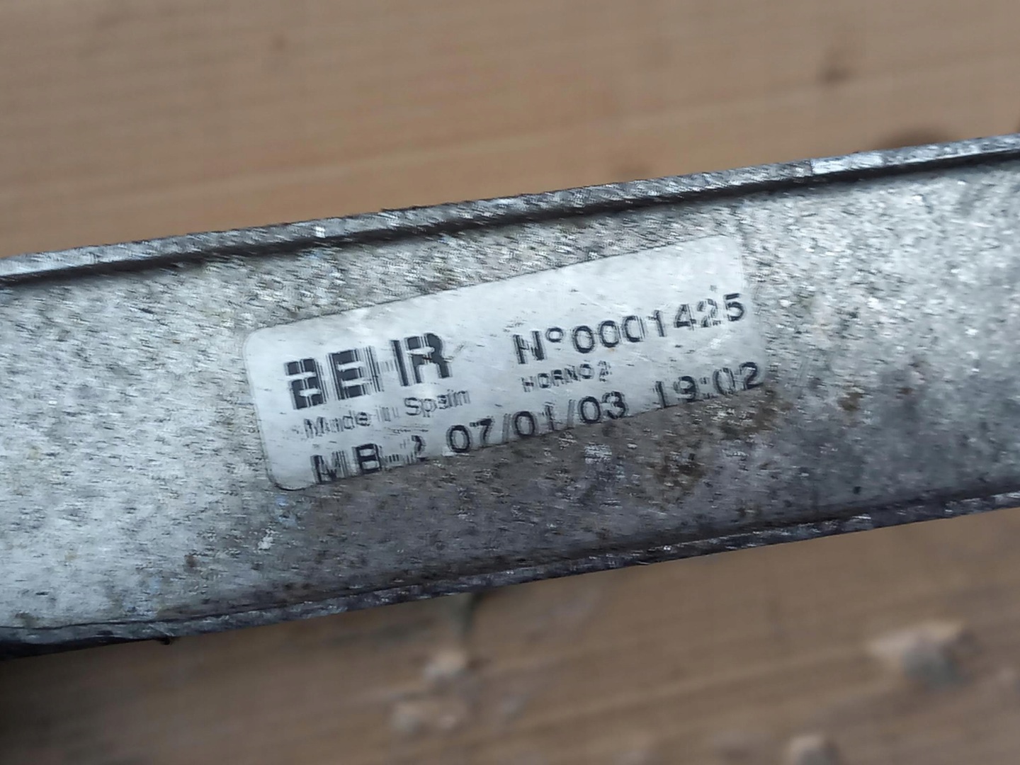 INTERCOOLER RENAULT CLIO II 1.5 DCI 8200252209 01-05