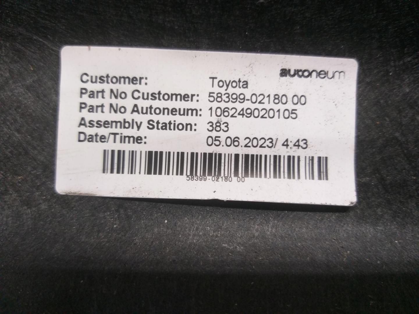 ABDECKUNG BLENDE ABDECKUNG UNTER STOSSSTANGE PODWOZIE HECK TOYOTA COROLLA E21 KOMBI