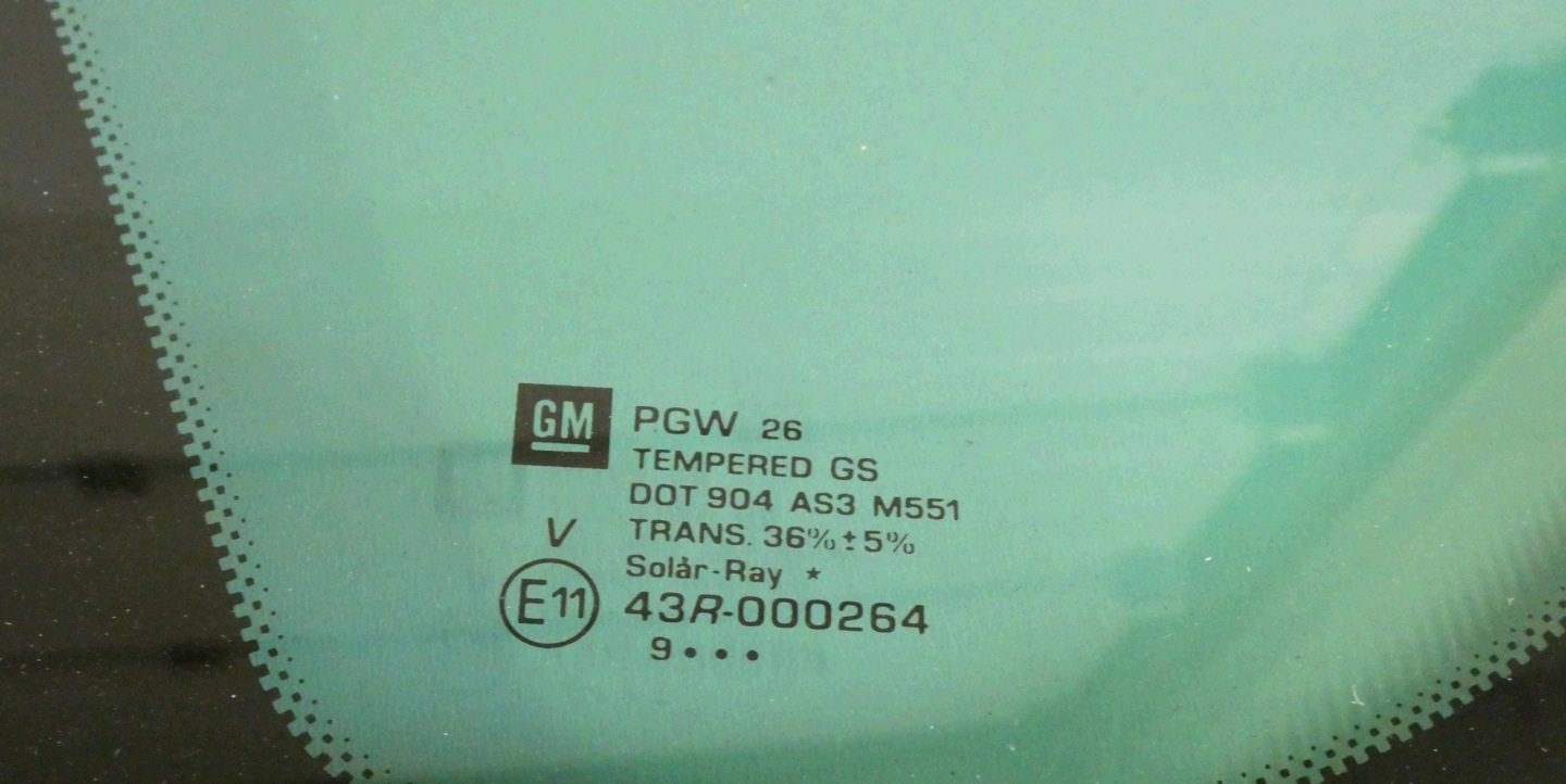 window bodywork left rear part 2009 AS3 OPEL MERIVA B