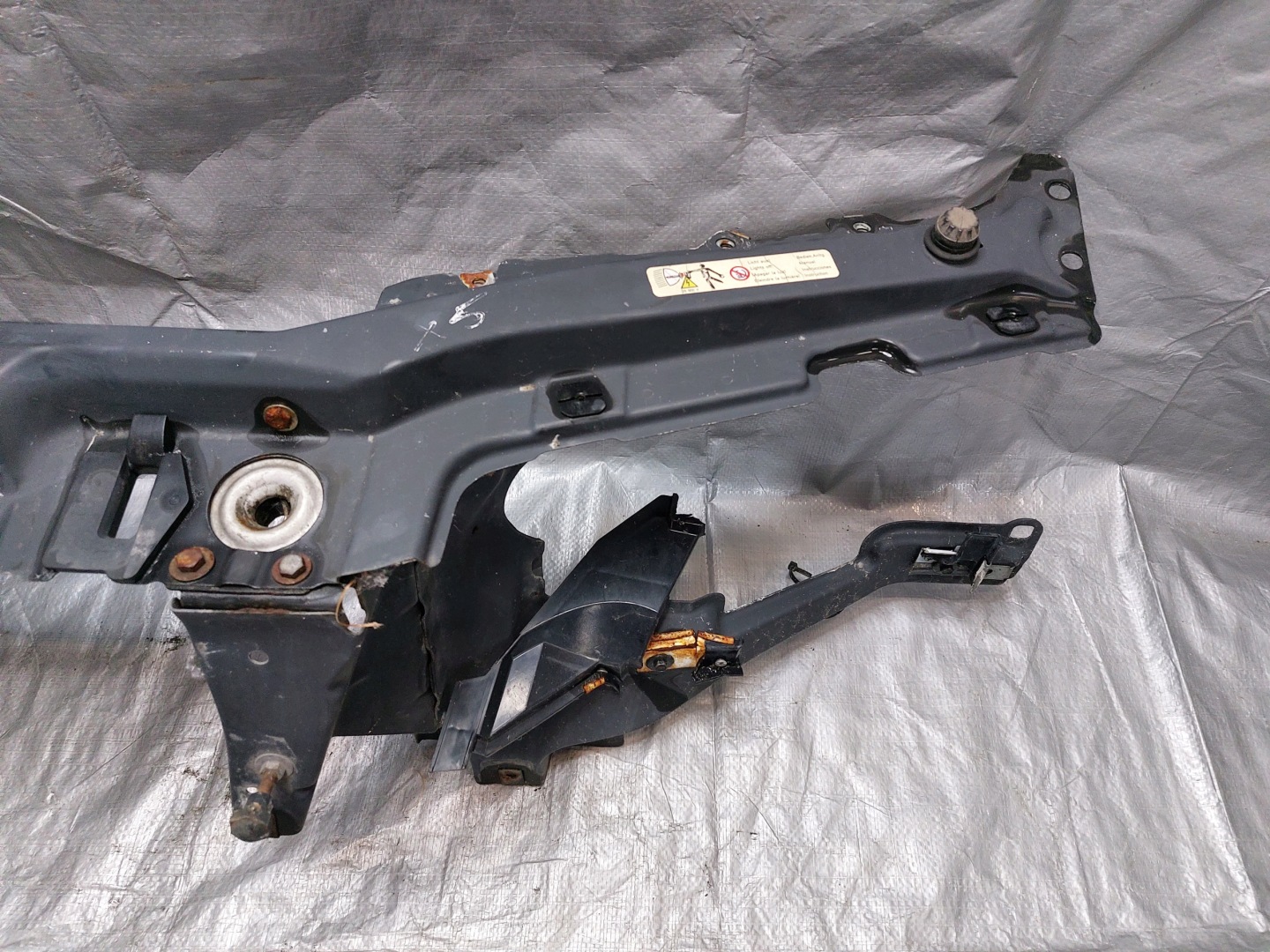 support panel for radiators pillar BMW E53 X5