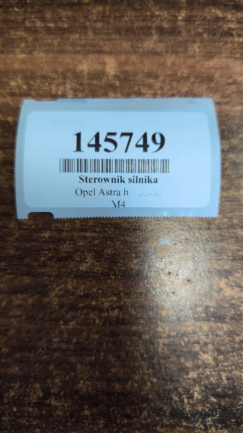 OPEL ASTRA H 1.8 control unit of the engine 55559287