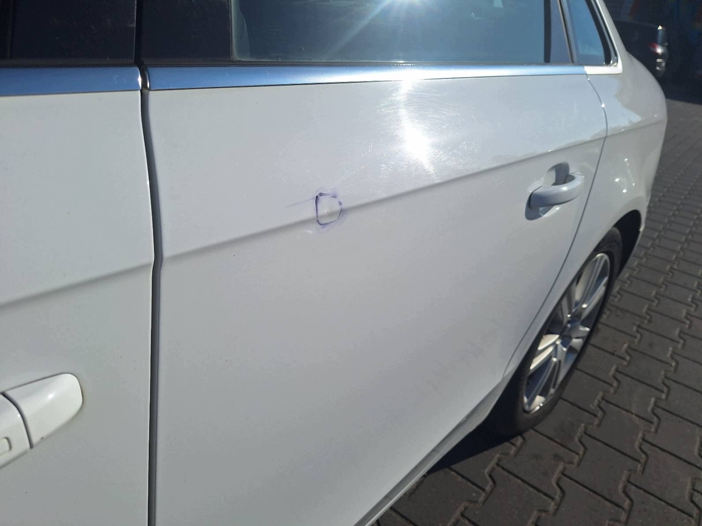 door complete left rear part AUDI A4 B8 LY9C ID: 240491
