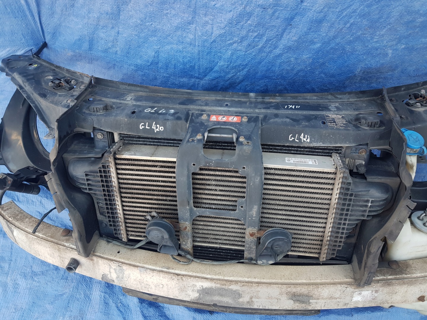 support panel for radiators radiator MERCEDES GL X164 4.0 4.2 CDI V8