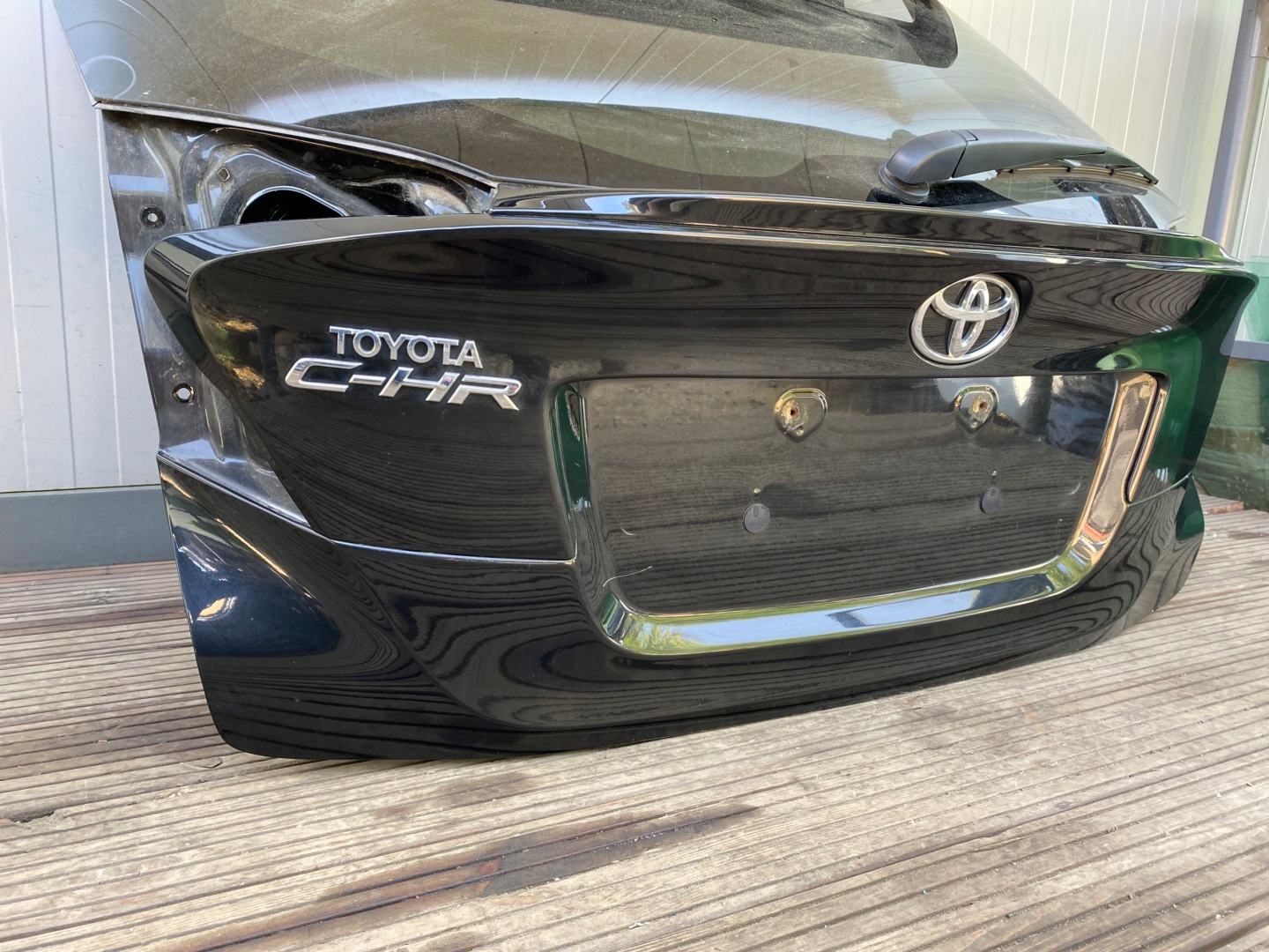 TOYOTA C-HR CHR complete trunk door boot rear part black