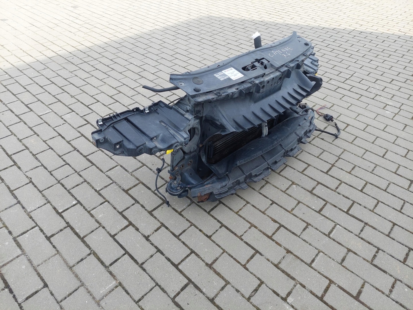 front body wall front pillar radiator PORSCHE CAYENNE and 7L 9PA LIFT 3.6