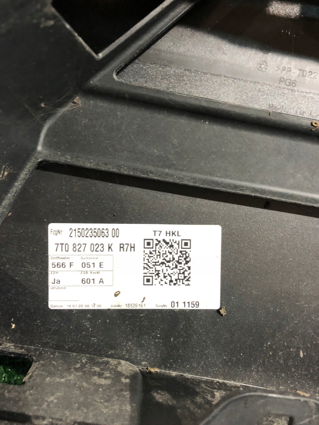 boot door rear VW T7 MULTIVAN