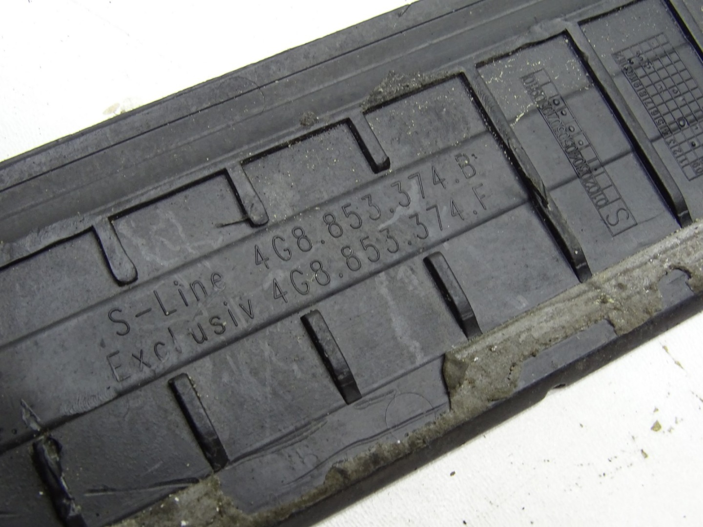 moulding cap threshold right front right front AUDI A7 4G S-LINE