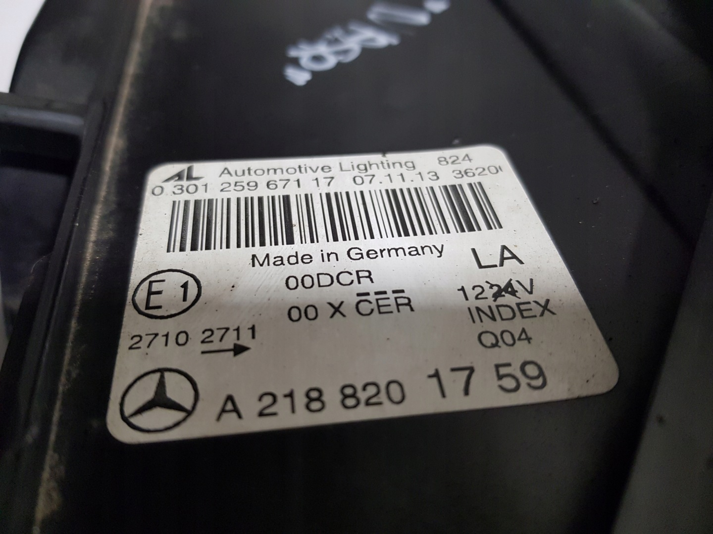 MERCEDES CLS W218 C218 light LED left front XENON BIXENON