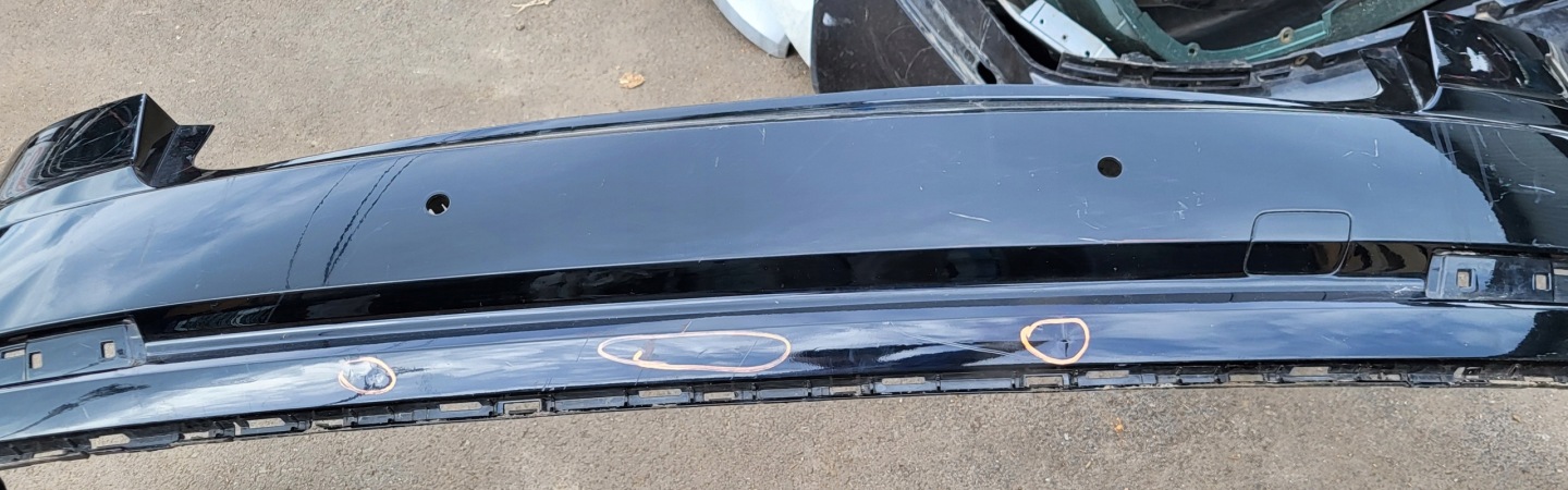 bumper rear rear part AUDI A8 D5 4N0 black original
