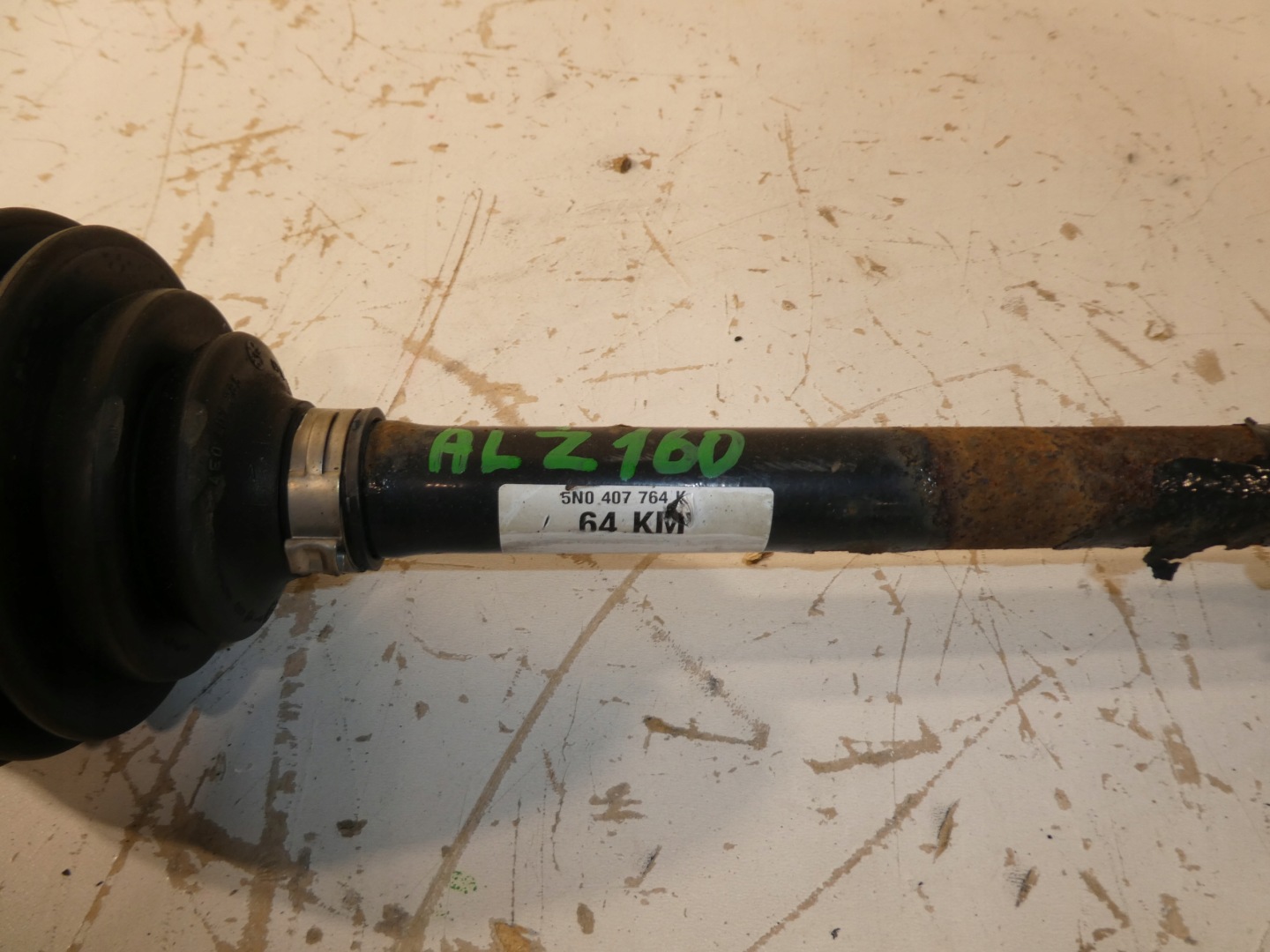semi-axis right front VW TIGUAN 2.0 TDI 5N0407764K