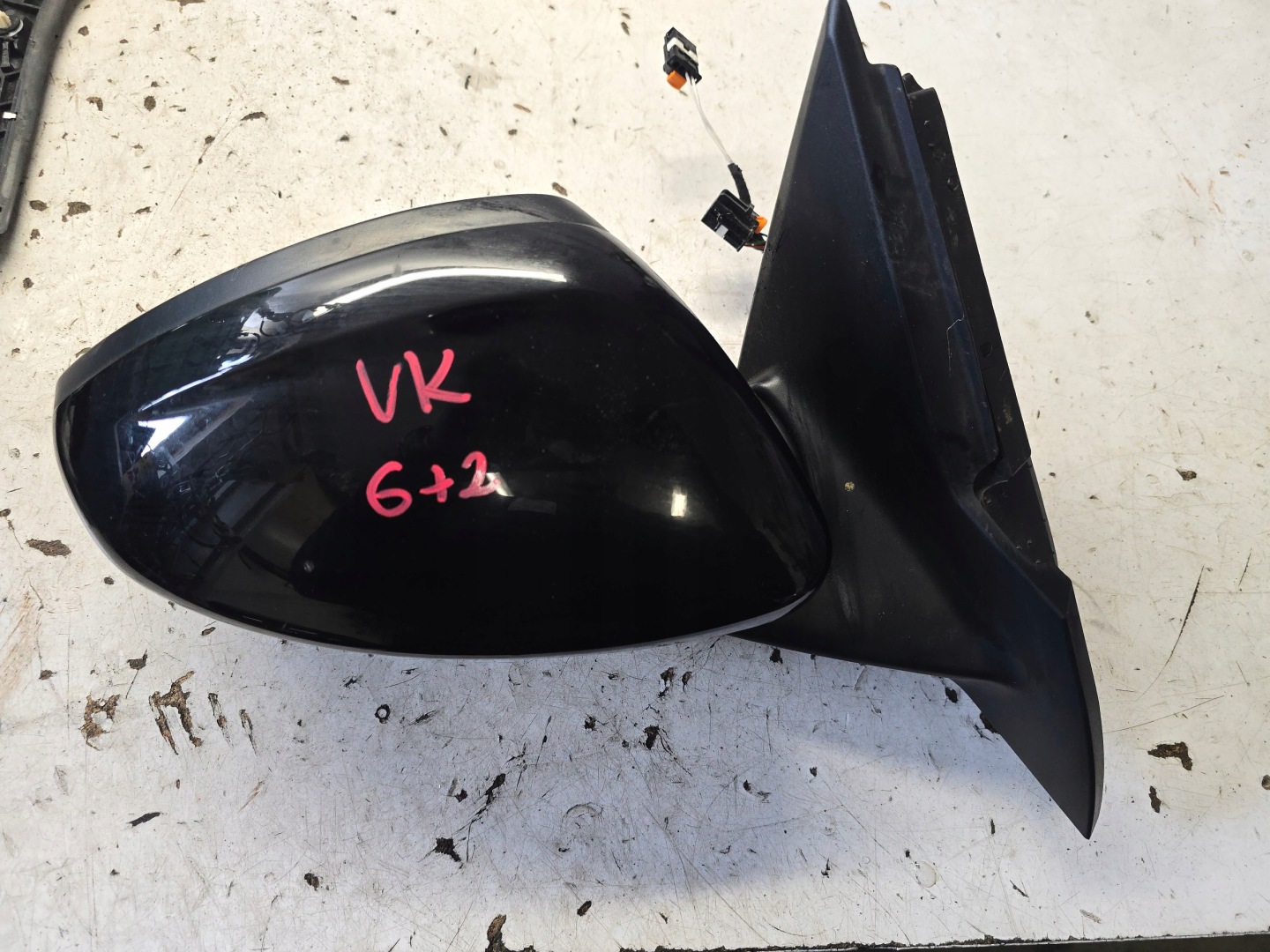 OPEL MOKKA B II mirror right 8 PIN 6 + 2 ANGLIK UK