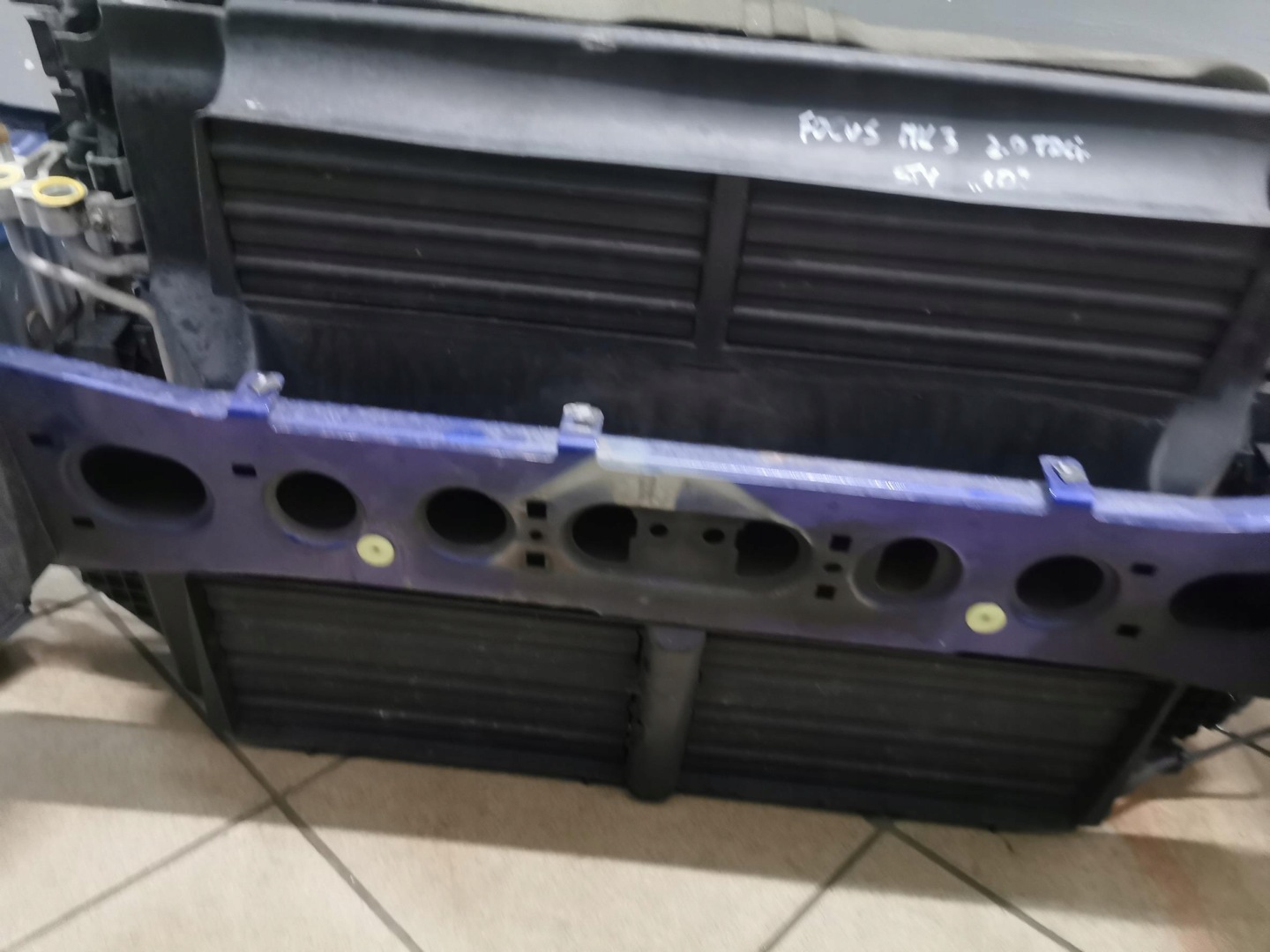 support panel for radiators komplet of radiators FORD FOCUS MK3 UFDB