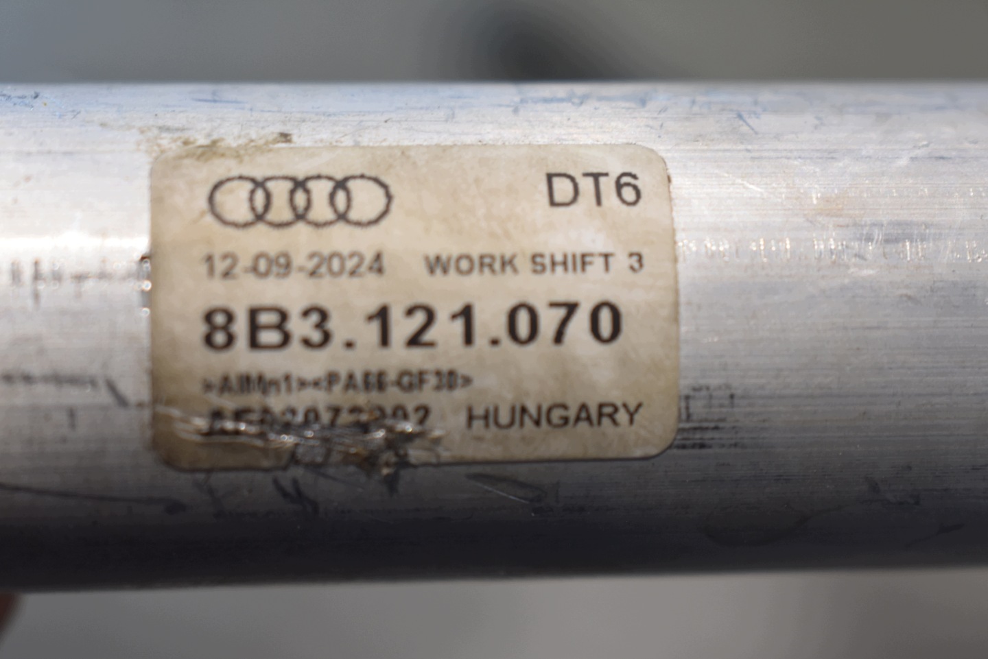savršeno stanje cijevčica prijenos vode AUDI A5 B10 1