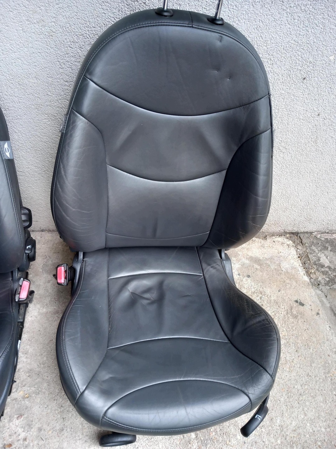 MINI COOPER CABRIO R52 Sièges Siège cuir occasion Noir Chauffé KOMPLET OEM