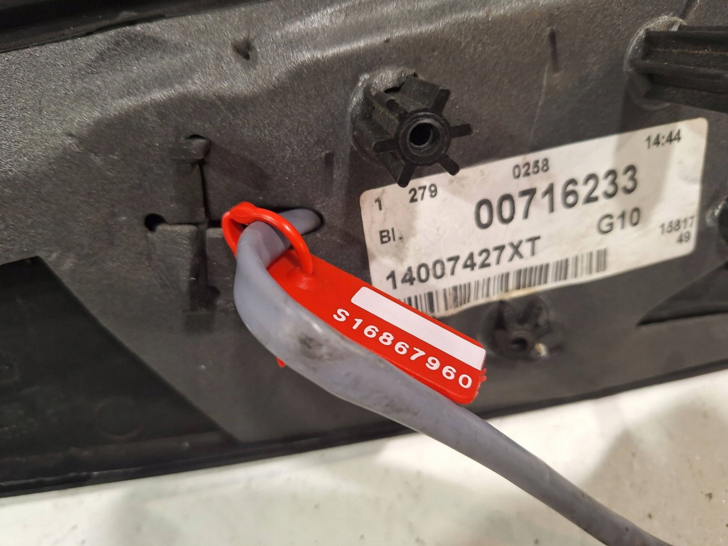 mirror exterior right 14007427XT CITROEN JUMPY EXPERT SCUDO 7 PIN 07